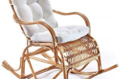 Ghế thư giãn bập bênh mây tự nhiên nhỏ gọn