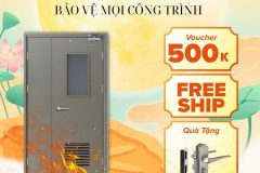 Cửa thép chống cháy: Giải pháp bảo vệ an toàn tối ưu cho công trình hiện đại