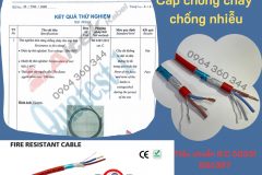 Hàng sẵn kho - Cáp tín hiệu chống cháy, chống nhiễu (Al Foil)