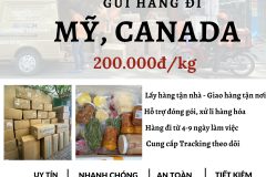 Gửi hàng đi USA, Canada - Tiến Việt Express