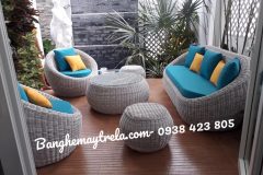 Sofa sò mây nhựa giá rẻ
