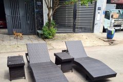 Giường hồ bơi giả mây