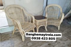 Bàn ghế mây tự nhiên phòng ngủ