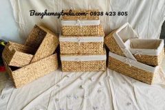 Khay mây để đồ