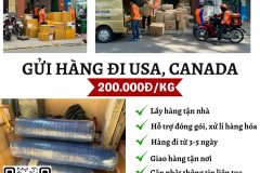 Gửi hàng đi USA, Canada - Tiến Việt Express