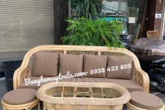 Sofa mây phòng khách nhỏ gọn