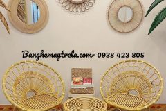 Ghế đơn mây tự nhiên phòng ngủ