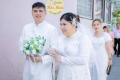 Áo dài cô dâu chú rễ bigsize tự tin trong ngày cưới