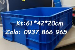 Thùng nguyên sinh có nắp, khay nhựa cao 20 co nắp đậy, bán thùng nhựa