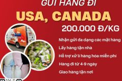 Gửi hàng đi USA, CANADA - Tiến Việt Express