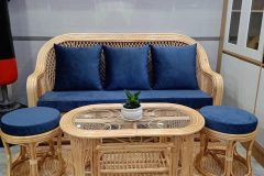Bàn ghế sofa mây phòng khách