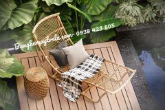 Ghế mây dài nằm thư giãn