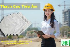 THẠCH CAO TIÊU ÂM – GIẢI PHÁP TIÊU ÂM HIỆU QUẢ CHO KHÔNG GIAN HIỆN ĐẠI