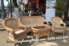 Sofa mây tự nhiên lưới mắt cáo giá rẻ