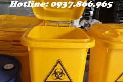 Thung rac 60l đap chan, Địa chỉ uy tín cung cấp thùng rác các loại, bán