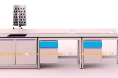 Bàn thí nghiệm áp tường phòng thí nghiệm, Laboratory Wall Table, Lab Wall Bench