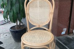 Ghế bàn ăn mây tự nhiên lưới mắt cáo