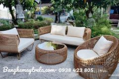 Sofa tổ yến mây nhựa
