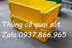Tại Long Biên bán thùng đặc có quai sắt, thùng nhựa đặc, khay cơ khí
