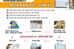 Phần mềm quản lý kinh doanh & kho Gỗ - Ván Ép - Pallet