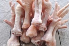 Chân gà công nghiệp sạch đẹp không thâm đỏ