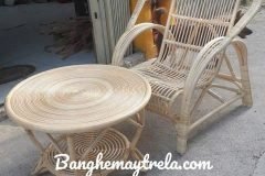 Ghế mây thư giãn đọc sách phòng ngủ