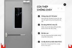 Cửa Thép Chống Cháy: Giải Pháp Bảo Vệ Toàn Diện Cho Mọi Công Trình