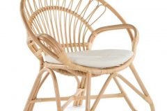 Ghế mây tự nhiên đuôi công nhỏ giá rẻ