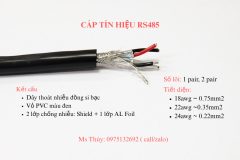 Cáp tín hiệu RS485 cáp truyền thông