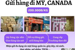 Gửi hàng đi USA, Canada - Tiến Việt Express