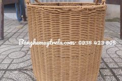 Giỏ mây nhựa tròn đựng đồ
