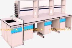 Bàn thí nghiệm trung tâm, Central Lab Bench, Central Lab Table, phòng thí nghiệm