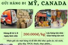 Gửi hàng đi USA, CANADA - Tiến Việt Express