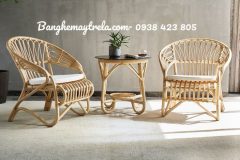 Bàn ghế mây tre hiện đại phòng ngủ