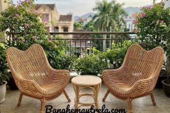 Ghế thư giãn đọc sách mây tre đan