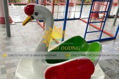 Bập bênh con cá nhựa composite, bập bênh con ngựa mầm non
