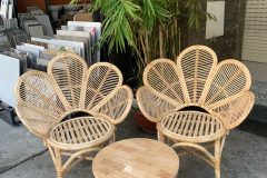 Ghế mây cánh hoa- Ghế đơn mây