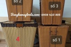Giỏ mây nhựa đựng đồ