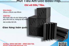 Mút Tiêu Âm Góc Bass Trap - Mút Tiêu Âm