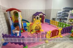 Hàng rào nhựa trẻ em, hàng rào nhựa lắp ghép nhiều màu