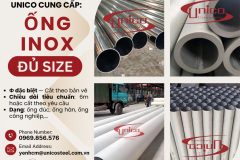 BÁN ỐNG INOX ĐỦ QUY CÁCH – HÀNG SẴN KHO