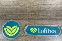 Móc khóa nhựa mềm in quảng cáo