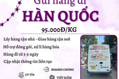 Gửi hàng đi Hàn Quốc - Tiến Việt Express