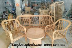 Bàn ghé mây hiện đại phòng khách