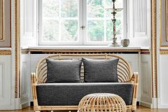 Băng ghế sofa mây phòng khách hiện đại