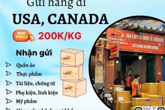 Gửi hàng đi USA, CANADA - Tiến Việt Express