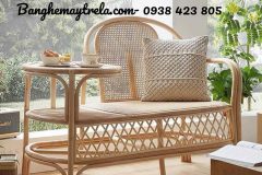 Ghế mây bàn trà decor phòng khách
