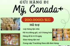 Gửi hàng đi USA, Canada - Tiến Việt Express