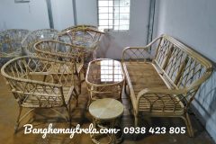 Sofa mây tre phòng khách