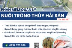 Phần mềm quản lý chi phí và tính giá thành nuôi trồng thủy sản